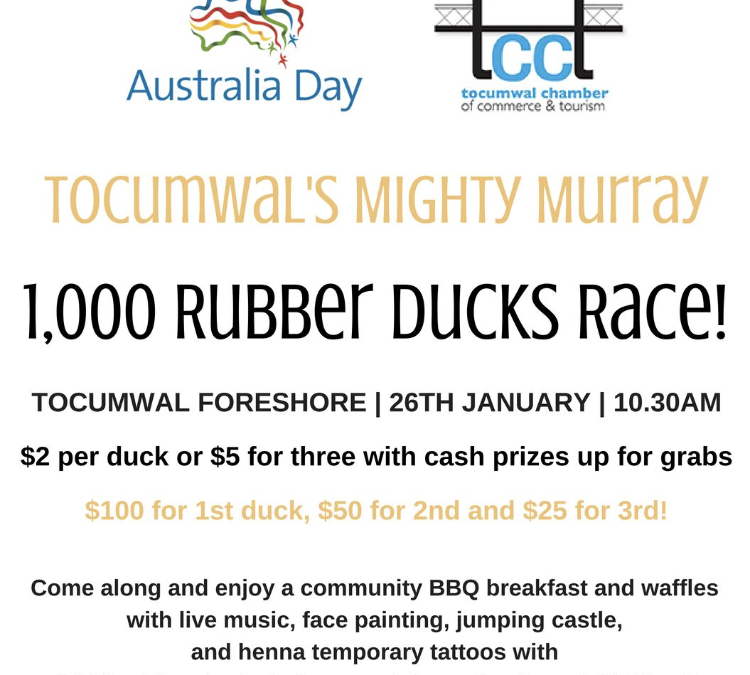 Tocumwal Australia Day morning on the Foreshore!