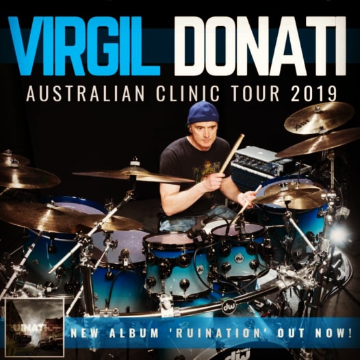 Virgil Donati brings his “Drum Clinic” TOUR to the Murray river region!!!
