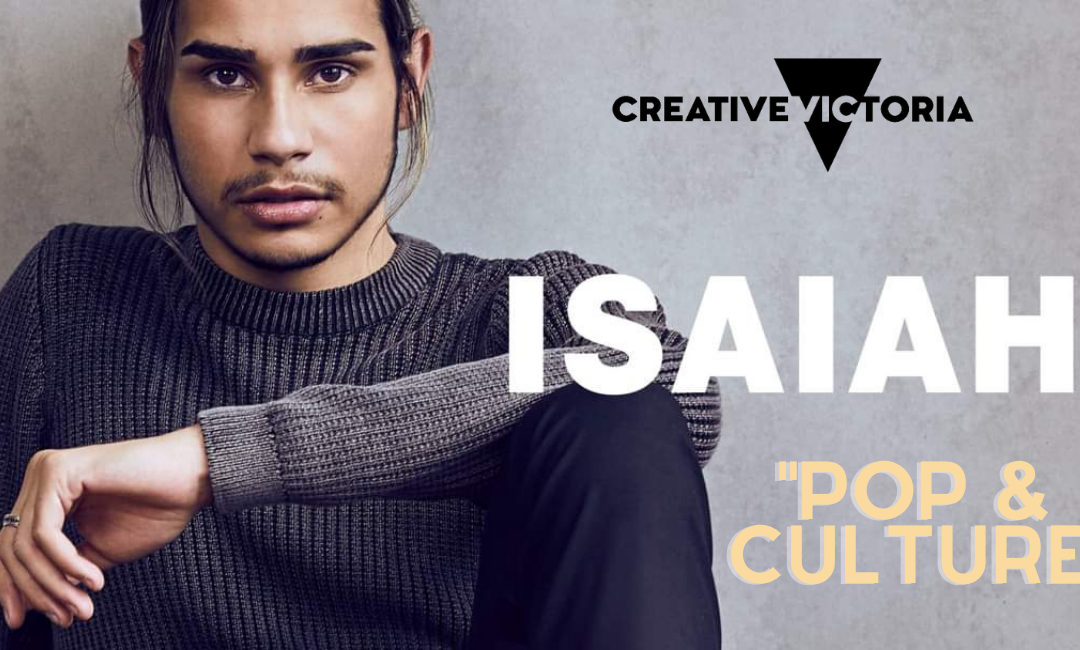 Murray River Musician Isaiah Firebrace launches a new 3 part series “Pop & Culture” with Creative VIC