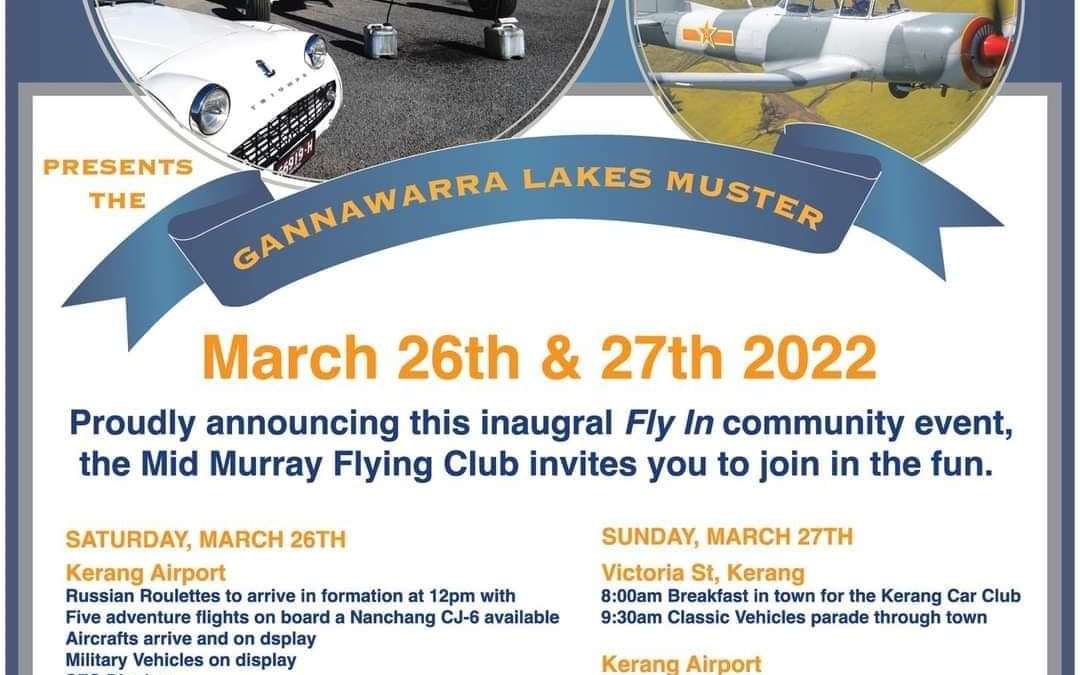 Gannawarra Aeroplane Muster 2022 – Kerang