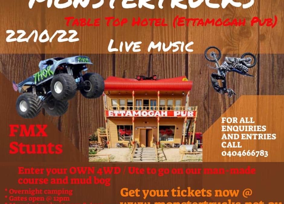 Monster Trucks & FMX Stunts – Albury NSW