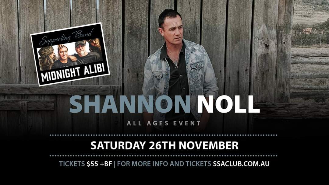 Shanon Noll TOUR – Albury NSW