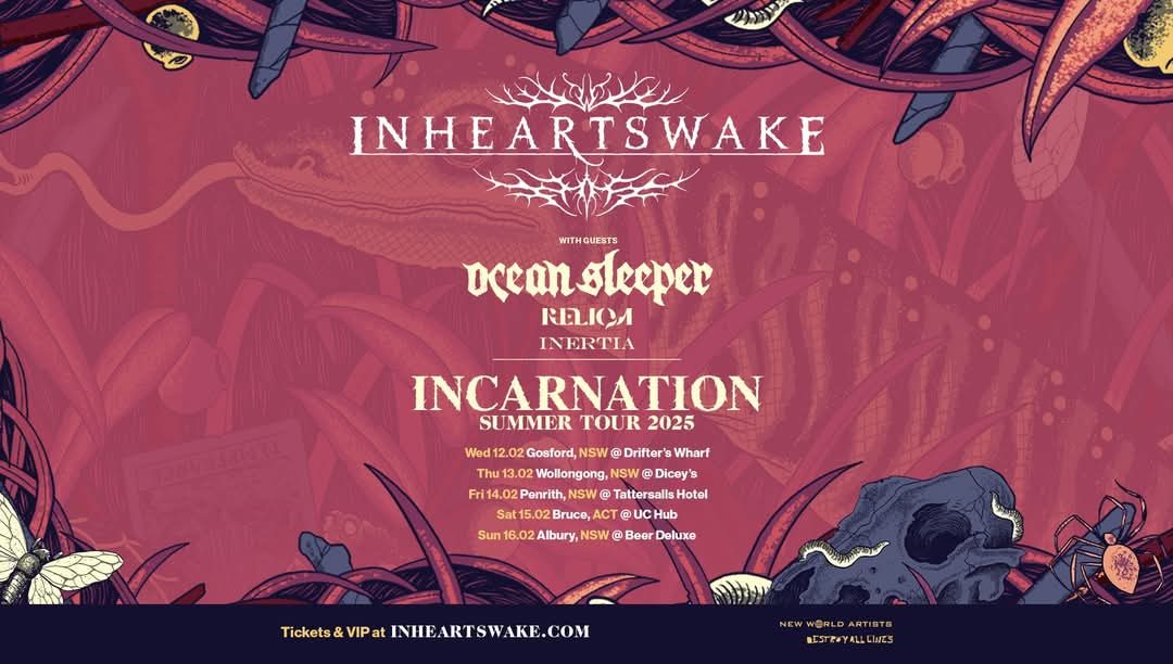 In Hearts Wake – Regional Tour – Albury NSW