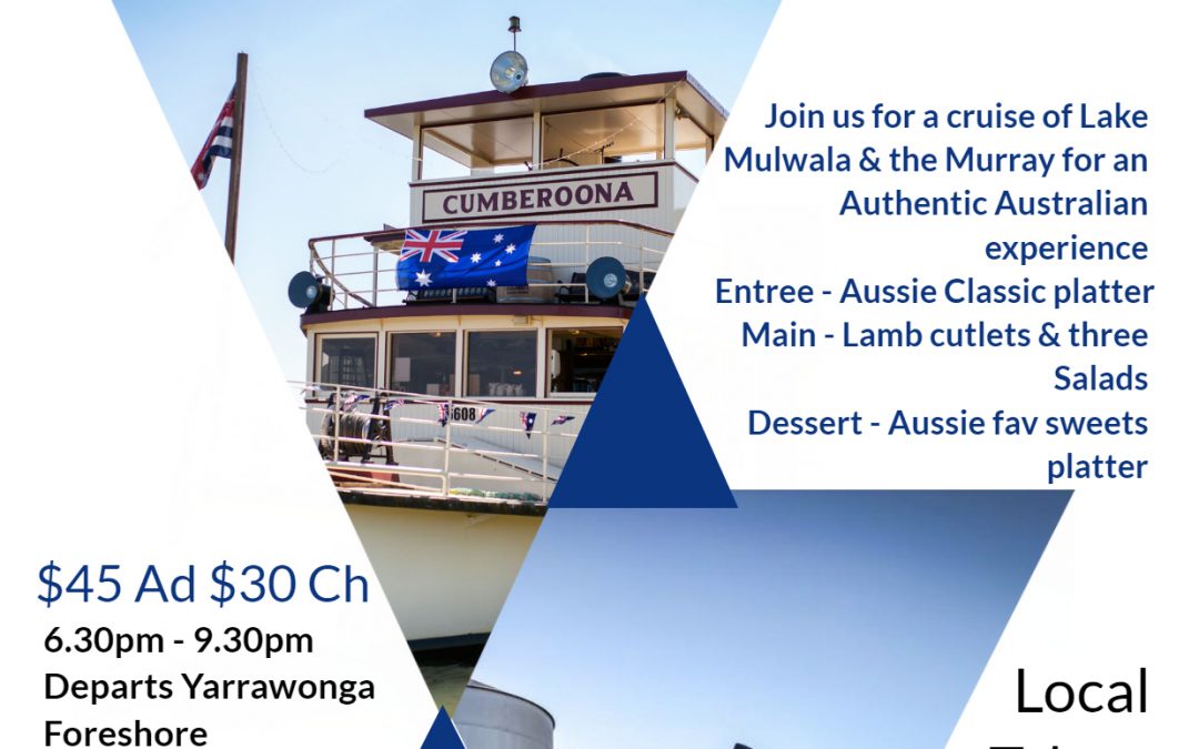 Celebrate Australia with PS Cumberoona Cruise